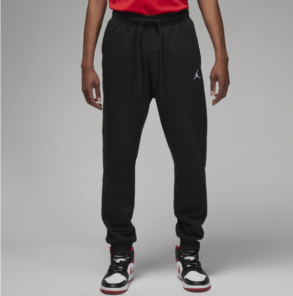 air jordan fleece pants შავი - ფოტო