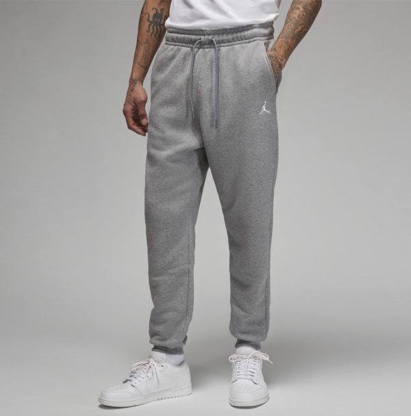 air jordan fleece pants ნაცრისფერი - ფოტო