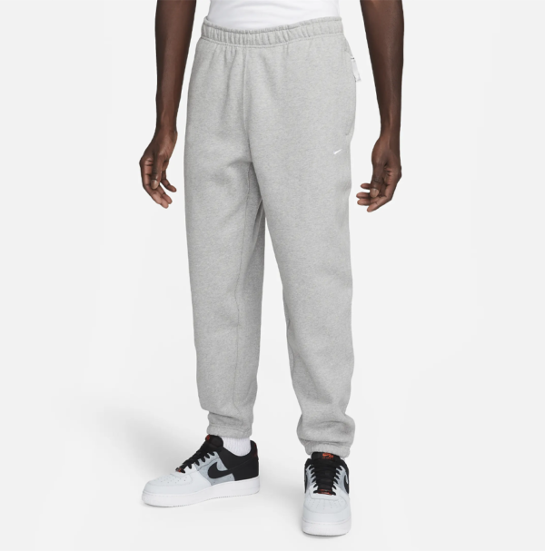 nike solo swoosh pants ნაცრისფერი - ფოტო